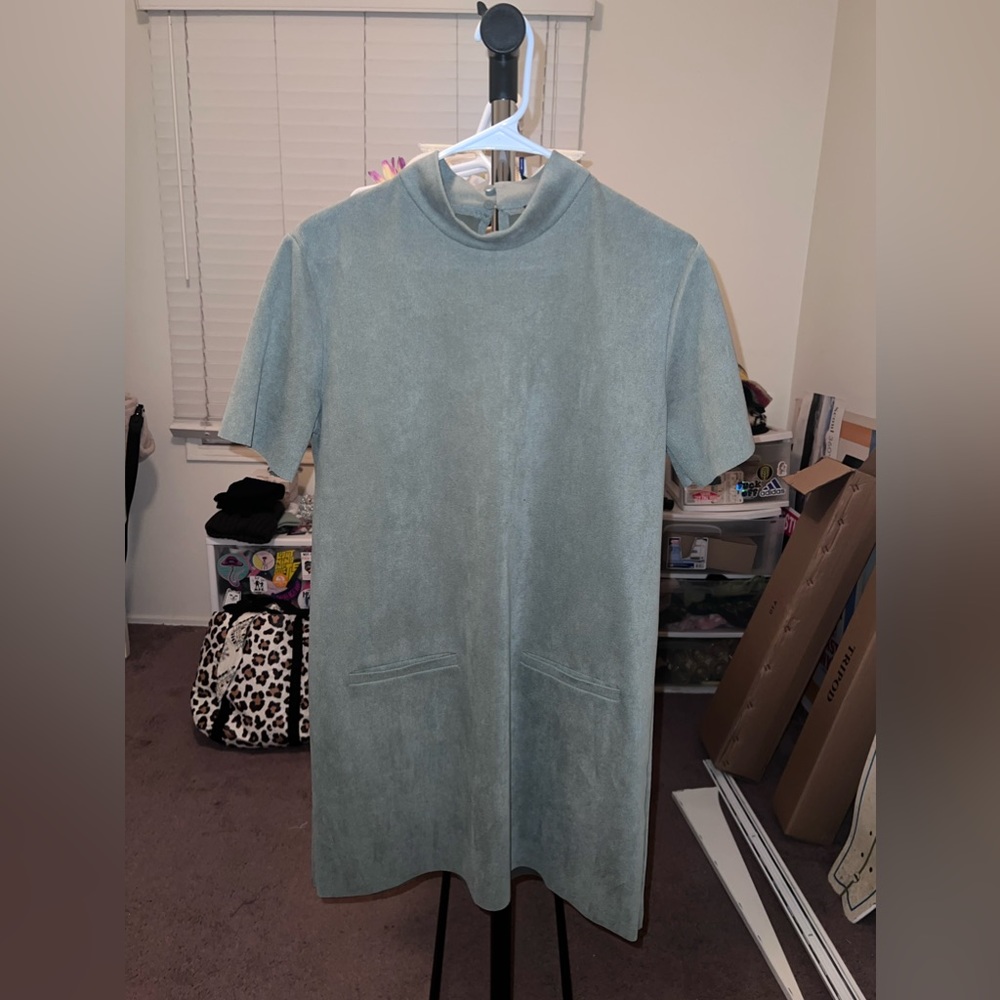 Zara, Fall Dress, Size Medium (W), Color Teal